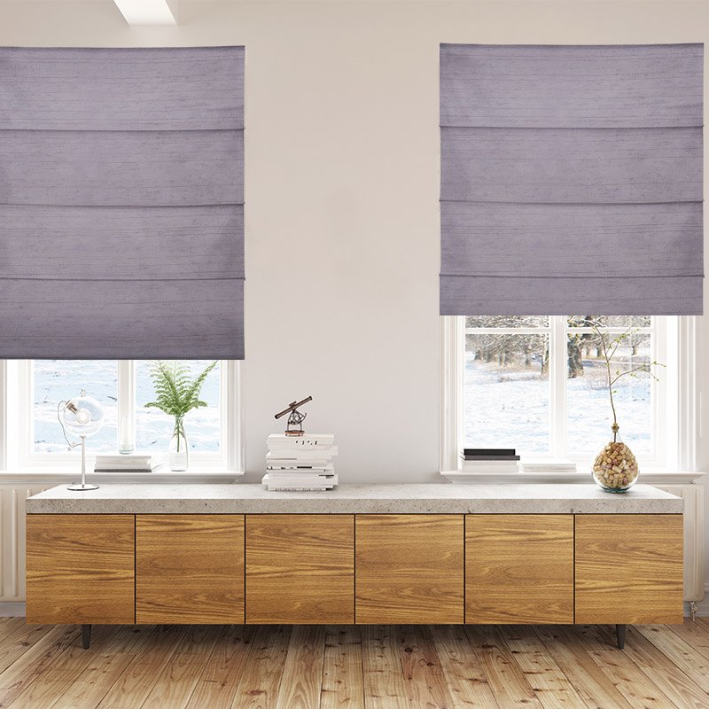 roman blinds luxe pewter