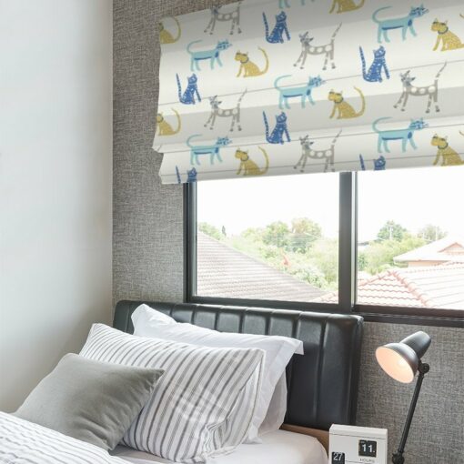 Pretty Kitty Ready Made Blinds Fun Kids Roman Blinds Online