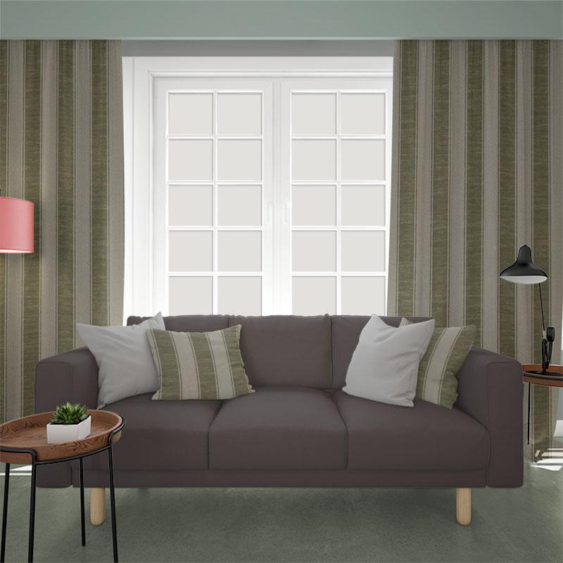 Eastbourne Sage Curtains - Refreshing Style - Roman Blinds Direct