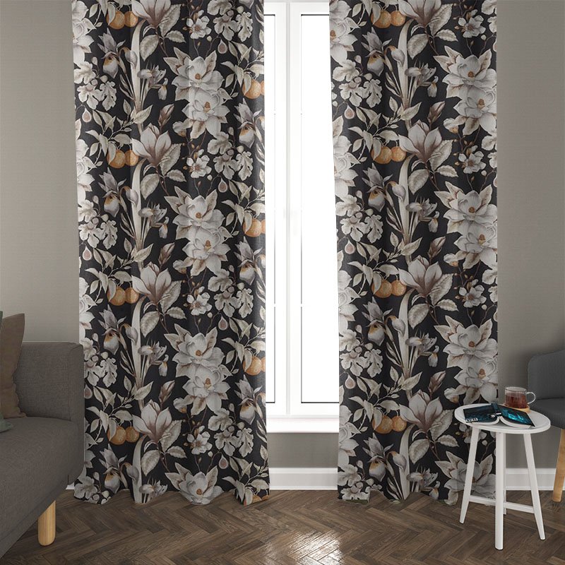 Botanist Sepia - Curtains - Image 2