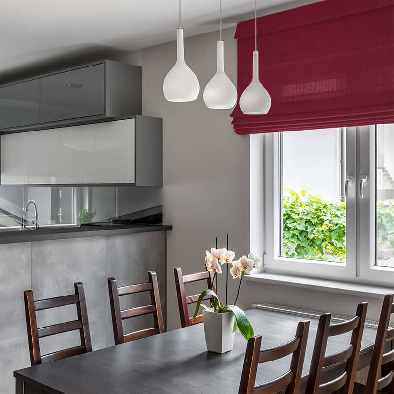 Bonny Merlot - Roman Blinds - Image 4