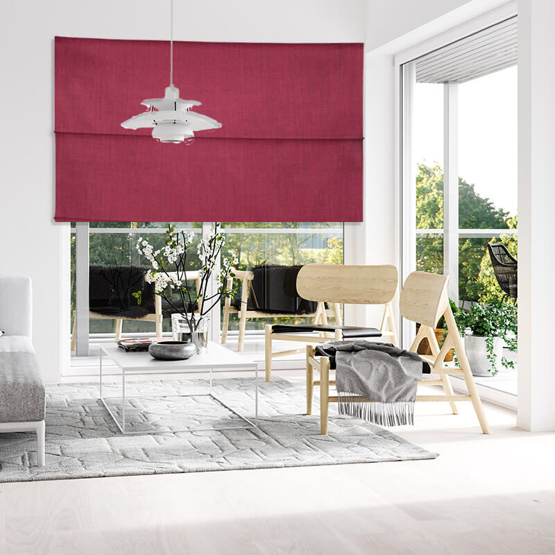 Bonny Merlot - Roman Blinds - Image 5