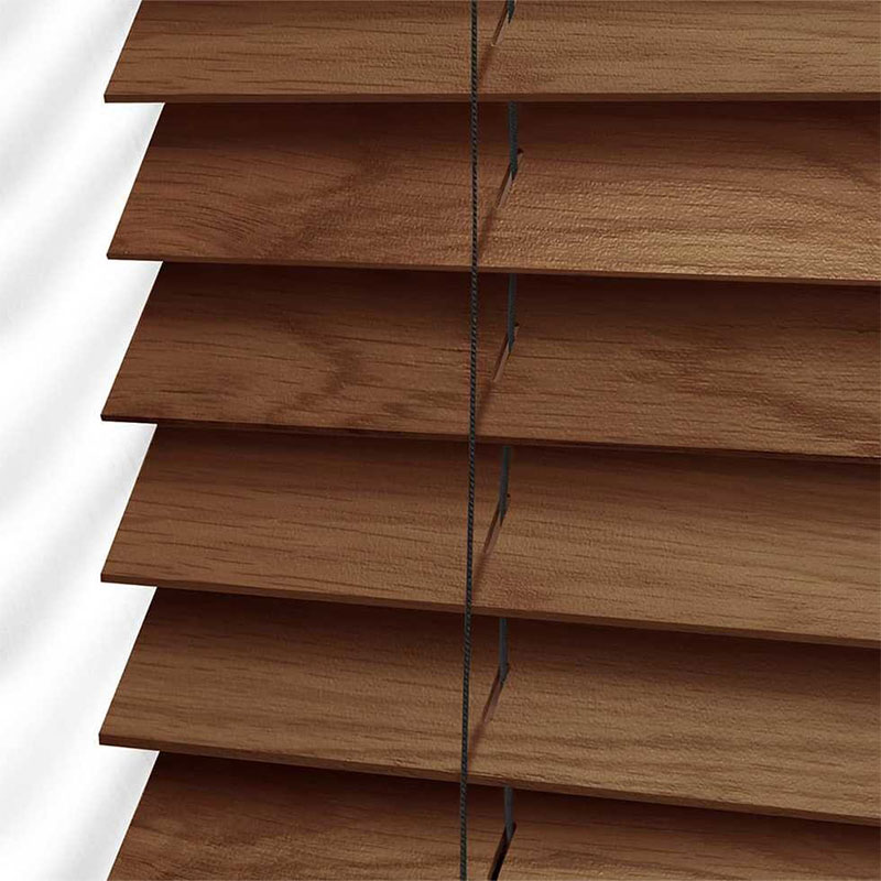 True Wood UV Dark Oak - Wooden Slat Blind - Image 5