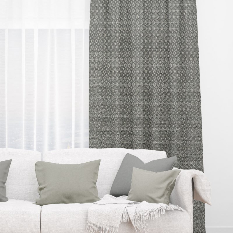 Kennedy FR Pewter - Curtains - Image 5