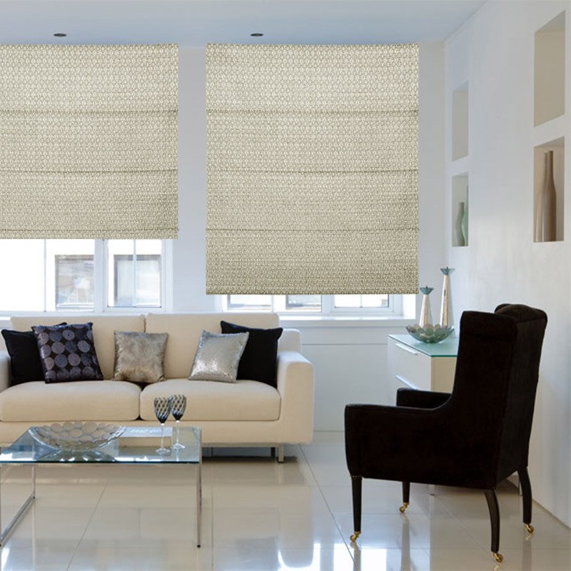 Kennedy FR Putty - Roman Blinds - Image 4