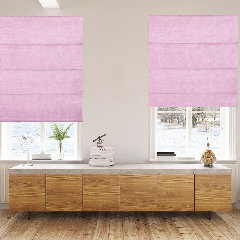 Luxe Rose Roman Blinds - Beautiful Roman Blinds Online