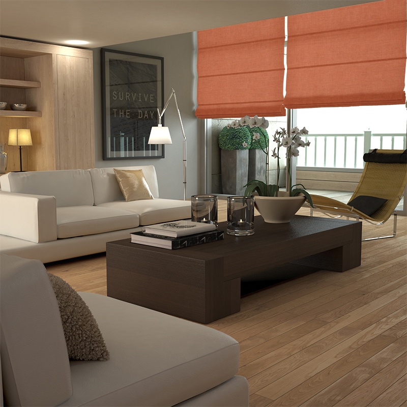 Provence Pumpkin - Roman Blinds - Image 2