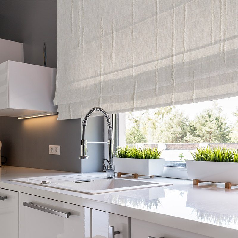 Tidal Almond - Roman Blinds - Image 5